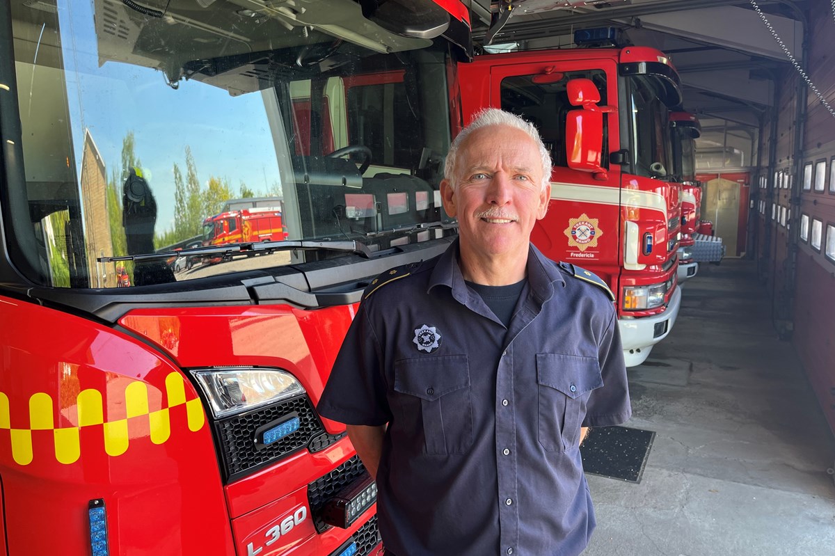 61-årige Carsten Madsen er sidste tjenestemand på Station Fredericia