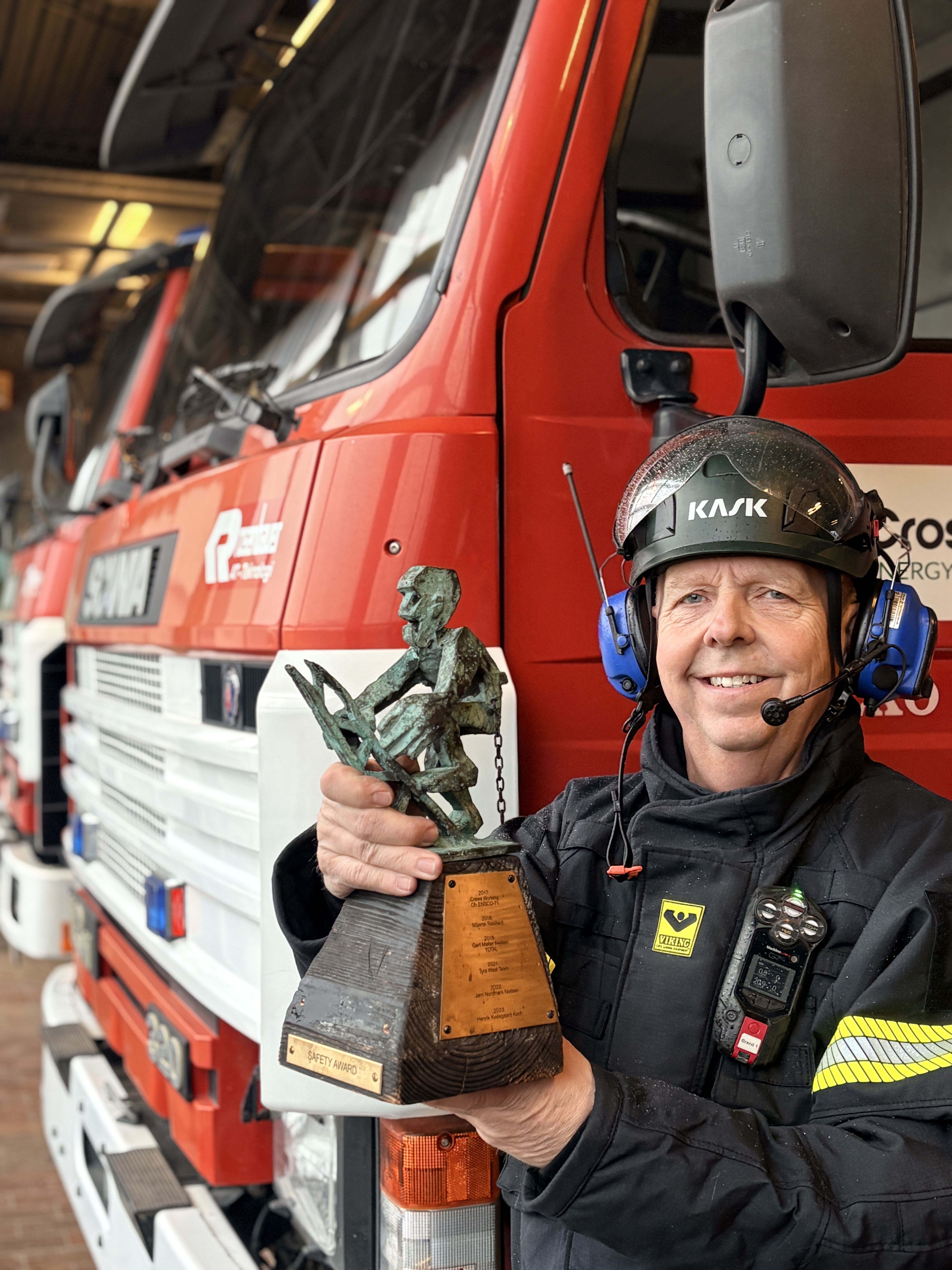 Den 6. november modtog Per Medom Olsen en sikkerhedspris ved Dansk Offshores konference i Esbjerg.