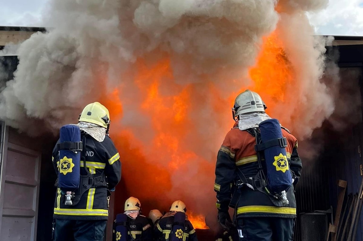 På øvelse i Gudsø