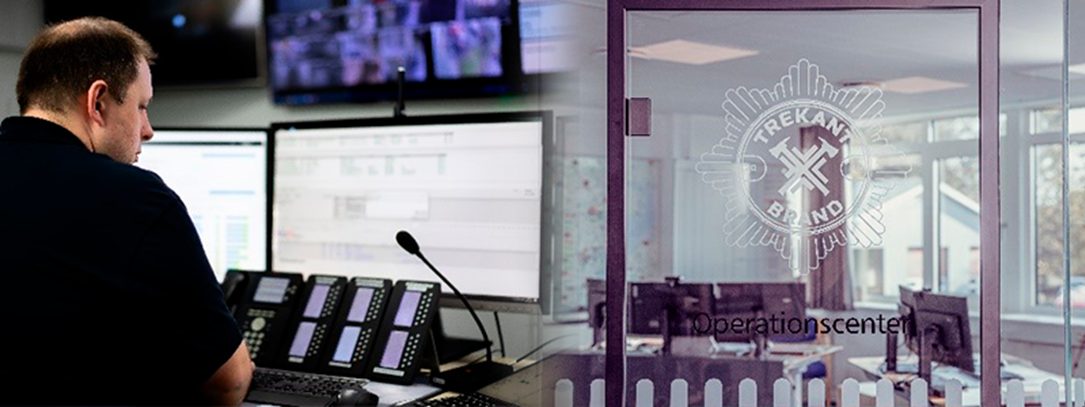 Vagtcentralen i Fredericia modtager alarmerne.