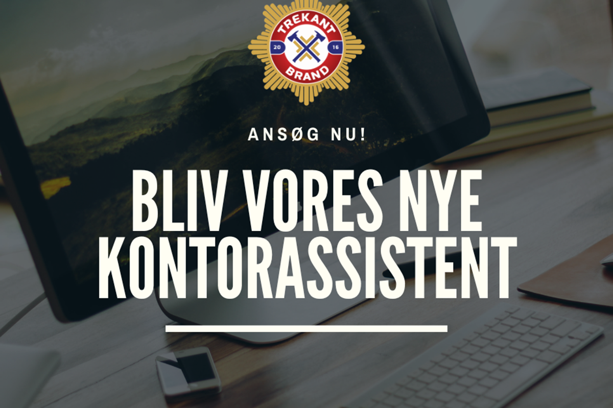 Vi søger en kontorassistent på fuldtid.