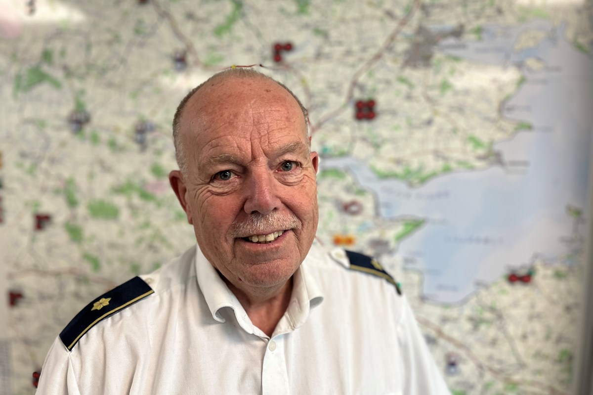 Jan Møller har siden 2019 været operationschef; tidligere kørte han blandt andet som indsatsleder i en årrække.
