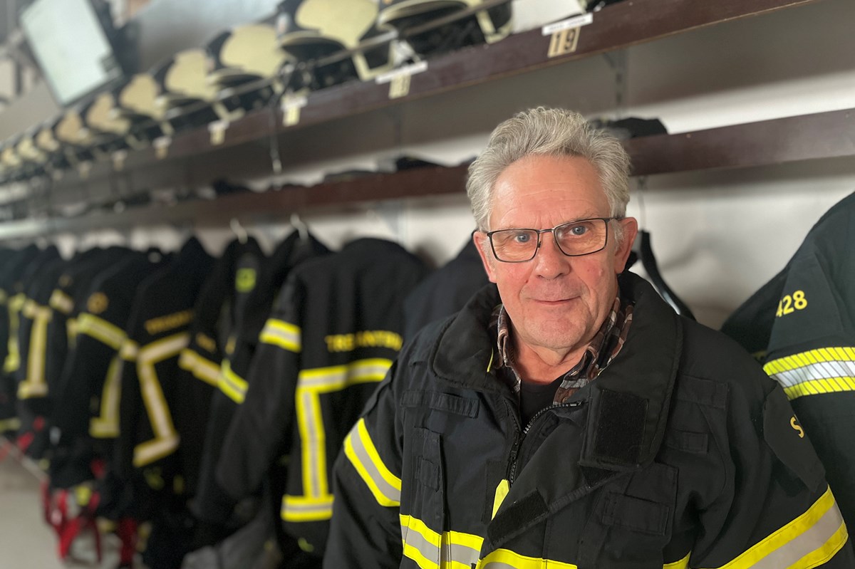 Johan Wind Grøndahl får sit 40 års tegn ved parolen den 25. januar i Middelfart