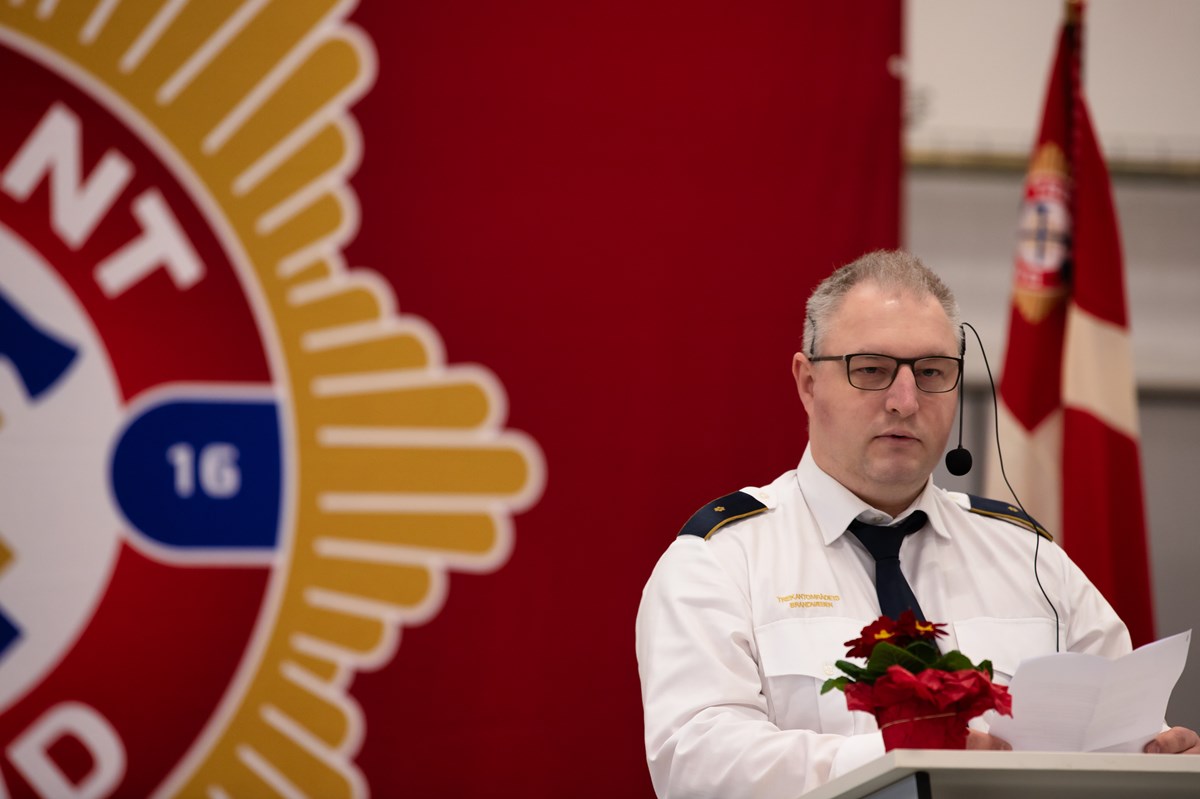 Martin Langemose er næstformand i MED-udvalget og brandmand på Station Fredericia.