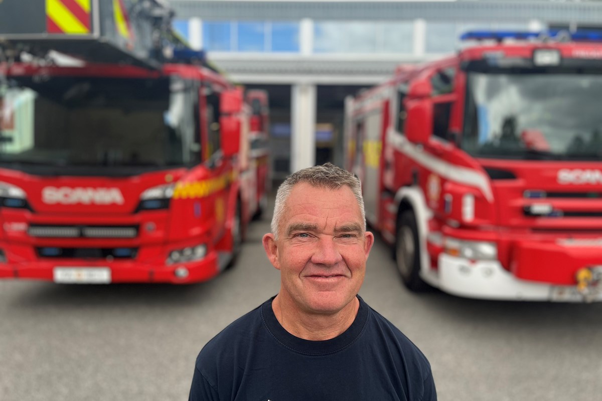 Benny Lund har planer om at gå pension fra brandstationen, når han bliver 60. Så skal han rejse endnu mere med familien, lyder hans plan.